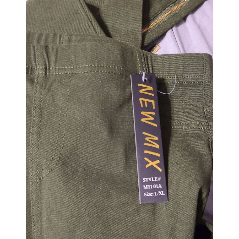 New Mix Motto Jeggings Size L/XL - Picture 3 of 4